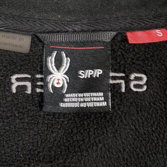 Spyder Men’s Full Zip Jacket Warm Black Size Small style 71H64010-01 Mid-weight - Picture 7 of 12